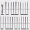 ARTIFY Oil Paint Brush Set, 24 Pieces Long Handle Hard Nylon Hair Acrylic Paint Brushes, Professional Artist Paint Brushes for Oil, Acrylic, and Watercolor Painting